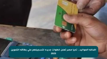 إضافة المواليد.. تحيا مصر تعلن خطوات جديدة لتسجيلهم على بطاقة التموين 2025